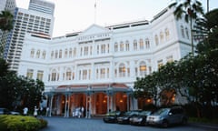 Singapore Formula One Grand Prix: Previews<br>SINGAPORE - MARCH 08:  General views of Raffles Hotel on March 8, 2008 in Singapore. The first night race under floodlights will be held on a waterfront street circuit in Singapore on September 28, 2008.  (Photo by Clive Mason/Getty Images)