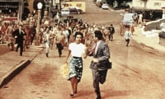 VARIOUS<br>No Merchandising. Editorial Use Only Mandatory Credit: Photo by SNAP/REX (390895eh) FILM STILLS OF ‘INVASION OF THE BODY SNATCHERS’ WITH 1956, KEVIN McCARTHY, ITS &amp; ALIENS! THINGS, DANA WYNTER, SMALL TOWN, STREET, RUNNING, CHASING, HORROR, FEAR IN 1956