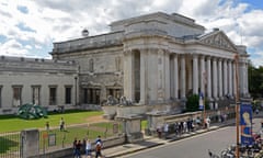 Exterior of the Fitzwilliam Museum, Cambridge, UK.