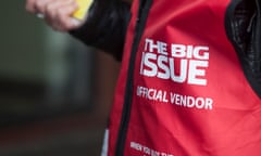 A Big Issue seller