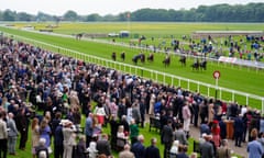 Racegoers at York for the Dante Festival last month.