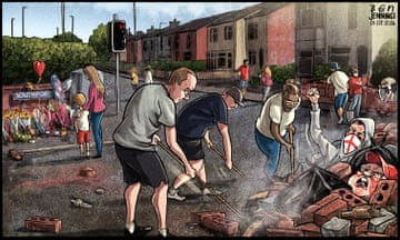 Ben Jennings on the Southport riots – cartoon