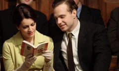 Louise Delamere and Rafe Spall in the 2006 film The Chatterley Affair.
