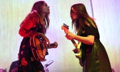 Johanna, left, and Klara Soderberg of First Aid Kit.