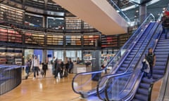 Internal view, with escalator