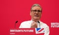 Labour leader Sir Keir Starmer during the Labour Party local elections campaign launch at the Black Country & Marches Institute of Technology in Dudley