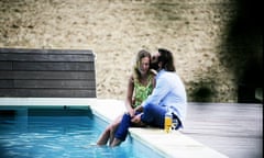 Stan and Maja by the pool, ‘papped’ by Snaplove Paparazzi