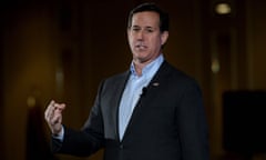 FILE: Rick Santorum Out Of Presidential Race<br>FILE - FEBRUARY 3, 2016: It was reported that former Pennsylvania Sen. Rick Santorum is dropping out of the race for president February 3, 2016. NASHUA, NH - JANUARY 23: Republican presidential candidate Rick Santorum speaks at the NHGOP First In The Nation Town Hall January 23, 2016 in Nashua, New Hampshire. The convention was a day long affair and featured presidential candidates looking to win the first in the nation primary. (Photo by Darren McCollester/Getty Images)