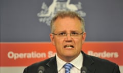 The Then minister for immigration and border protection, Scott Morrison in 2013