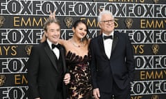 75th Primetime Emmy Awards - Arrivals<br>Martin Short, Selena Gomez and Steve Martin at the 75th Primetime Emmy Awards held at the Peacock Theater on January 15, 2024 in Los Angeles, California. (Photo by Gilbert Flores/Variety via Getty Images)