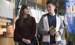 Hailee Steinfeld and Hayden Szeto in The Edge of Seventeen.