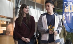 (Left to Right) Hailee Steinfeld and Hayden Szeto, THE EDGE OF SEVENTEEN<br>This image released by STX Films shows Hailee Steinfeld, left, and Hayden Szeto in a scene from "The Edge of Seventeen." (Murray Close/STX Films via AP)