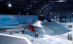 A model of the Tempest fighter jet at the Farnborough airshow in 2018.