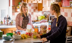 Love, Lies & Records<br>Programme Name: Love, Lies & Records - TX: n/a - Episode: n/a (No. 1) - Picture Shows: L-R Kate (ASHLEY JENSEN), Lucy (LILY MAE) - (C) Rollem Productions - Photographer: Ben Blackall