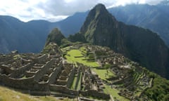 Journey’s end … the Inca Trail terminate’s at Machu Picchu. Unbridled growth in tourism is damaging the world heritage site and its surroundings 
 
 
 
 
 
 
 
 
 
 
 
 
 
 
 
 
 
 One of the most attractive tourist destinations are in danger according to UNESCO. Aguas Calientes, or Machu Picchu country town, that is located in the side of the mountain has been damaging this world heritage due to its location.  EPA/Paolo Aguilar SERIES OF 6 IMAGES