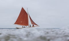 The Wash cargo sail, Patrick Barkham for Travel. Bloke with grey-white beard in lots of the photos is Henry Chamberlain, skipper/founder/boat restorer. etc. Pete Naylor 2024-2363