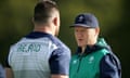 Ireland Rugby Squad Training, Carton House, Co. Kildare - 15 Sep 2015<br>Mandatory Credit: Photo by Dan Sheridan/INPHO/REX Shutterstock (5083654i)
Can Healy and head coach Joe Schmidt
Ireland Rugby Squad Training, Carton House, Co. Kildare - 15 Sep 2015