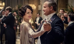 ‘Lighthearted stuff’: Elizabeth McGovern and Hugh Bonneville in Downton Abbey.