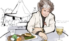 Lunch with Maggi Hambling illustration
OFM August