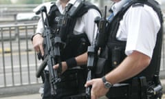 Armed police.