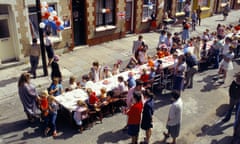 A street party to celebrate Charles and Diana's 1981 wedding. 