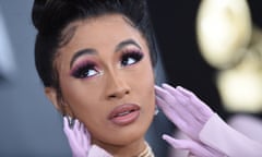 FILES-US-ENTERTAINMENT-COURT-CARDIB<br>(FILES) In this file photo taken on February 10, 2019 US rapper Cardi B arrives for the 61st Annual Grammy Awards in Los Angeles. - Cardi B has won some $4 million in a libel lawsuit in the United States against a celebrity gossip blogger, who posted claims that the superstar rapper was a "prostitute" who had herpes and used cocaine. (Photo by VALERIE MACON / AFP) (Photo by VALERIE MACON/AFP via Getty Images)