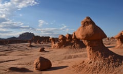 Rocks at Goblin Valley state park in Utah, US.