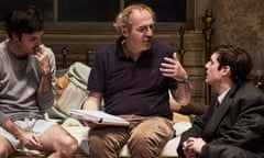 ‘Promise anything – so the actor is good’ … Desplechin, centre, at rehearsals for Angels in America.