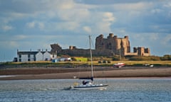 Piel Island from Roa Island, Barrow-in-Furnace, Cumbria, England. Image shot 2011. Exact date unknown.<br>CBMYMR Piel Island from Roa Island, Barrow-in-Furnace, Cumbria, England. Image shot 2011. Exact date unknown.