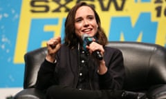 Ellen Page speaks at a panel discussion during South By Southwest at the Austin Convention Center on Saturday, March 12, 2016, in Austin, Texas. (Photo by Rich Fury/Invision/AP)