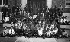 Emerson School group, possibly a YMCA bible school class, 1923