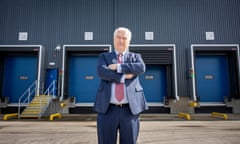 Portsmouth councillor Gerald Vernon-Jackson. Portsmouth Border Control Post at Portsmouth port. Photographed ahead of the government bringing in new border control checks on imports coming into the country in April. 20 March 2024