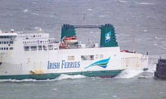 One of the ships of the Irish Ferries fleet that operates between Calais and Dover.