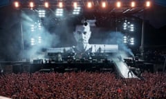 A still from Spirits in the Forest, the concert documentary of Depeche Mode’s gig at the Berlin Waldbühne, by Anton Corbijn.