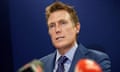 Attorney general Christian Porter at last week’s press conference in Perth