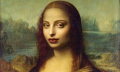 The Mona Lisa with tweakments to face