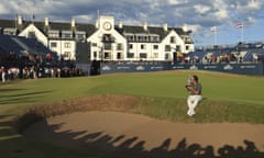 Francesco Molinari kisses the Claret Jug after holding off a stellar field to win his first major.