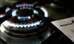 A gas hob with a bill from British Gas