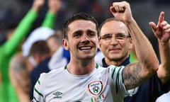 Joy for Robbie Brady.