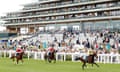 Cloak Of Spirits wins the John Guest Novice Stakes at Ascot on Friday.