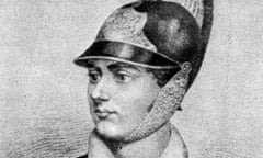 An undated drawing of Lord Byron
