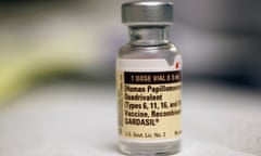 HPV Vaccinations Back In Spotlight After Perry Joins Presidential Race<br>MIAMI, FL - SEPTEMBER 21: A bottle of the Human Papillomavirus vaccination is seen at the University of Miami Miller School of Medicine on September 21, 2011 in Miami, Florida. The vaccine for human papillomavirus, or HPV, is given to prevent a sexually transmitted infection that can cause cancer. Recently the issue of the vaccination came up during the Republican race for president when Rep. Michele Bachmann (R-MN) called the vaccine to prevent cervical cancer “dangerous” and said that it may cause mental retardation, but expert opinion in the medical field contradicts her claim. Texas Gov. Rick Perry, also a presidential contender, has taken heat from some within his party for presiding over a vaccination program in his home state.