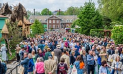 Visitors at the 2023 Chelsea flower show in May this year.