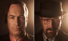 The White stuff: Bob Odenkirk as Saul Goodman (left) and Bryan Cranston as Walter White.