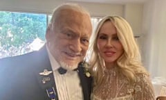 Buzz Aldrin and Anca Faur on their wedding day.