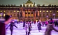 Skating in sheer grandeur... Somerset House ice rink.