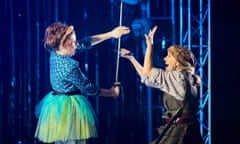 Peter Pan and Wendy at Pitlochry Festival Theatre . Pitlochry Festival Theatre - Peter Pan production.