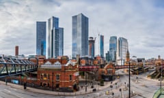 Manchester's Deansgate skyscrapers