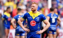 Warrington Wolves v Wigan Warriors - Betfred Challenge Cup - Final - Wembley Stadium<br>Warrington Wolves' Joe Bullock looks dejected after the final whistle in the Betfred Challenge Cup final at Wembley Stadium, London. Picture date: Saturday June 8, 2024. PA Photo. See PA story RUGBYL Final. Photo credit should read: Bradley Collyer/PA Wire. RESTRICTIONS: Use subject to restrictions. Editorial use only, no commercial use without prior consent from rights holder.