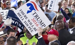 Donald Trump<br>Republican presidential candidate Donald Trump signs autographs during a rally Sunday, Feb. 28, 2016, in Madison, Ala. (AP Photo/John Bazemore)